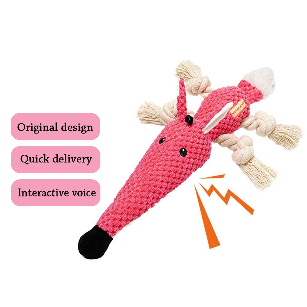 Chuột Nhồi Bông Bện Dây Thừng Làm Sạch Răng Cho Cún Cưng