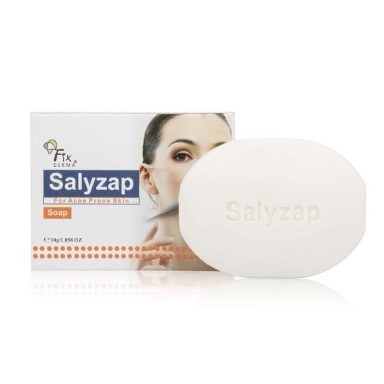 Xà bông giảm mụn lưng và mặt SALYZAP SOAP FIXDERMA  30g