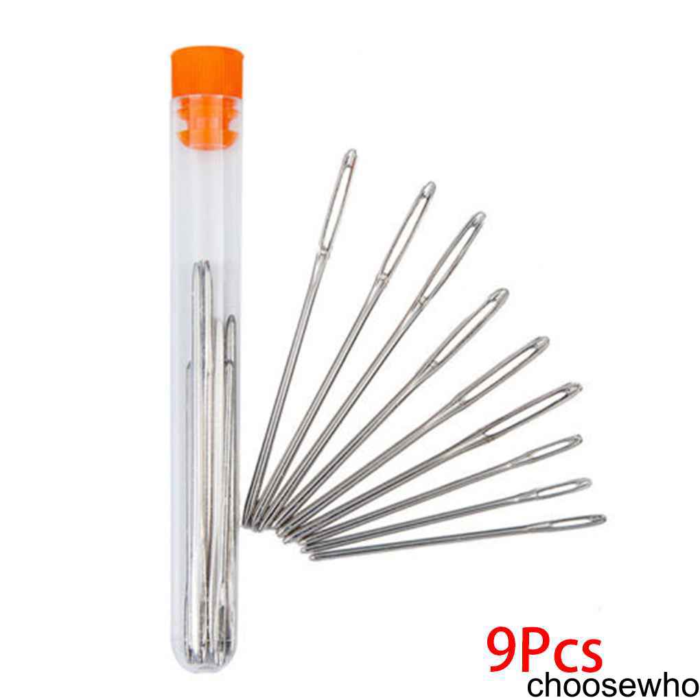 9PCS Sewing Needles Large Eye Hand Blunt Needle Embroidery Darning Tapestry Yarn Needles