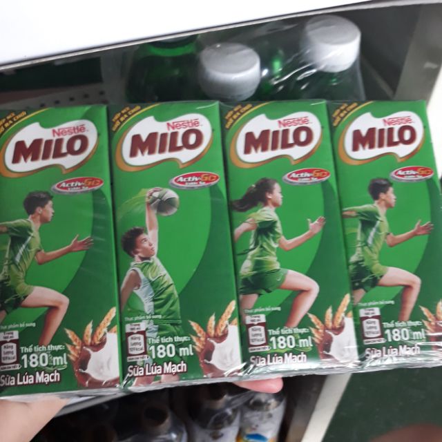 Lốc 4 hộp sữa Milo 180ml