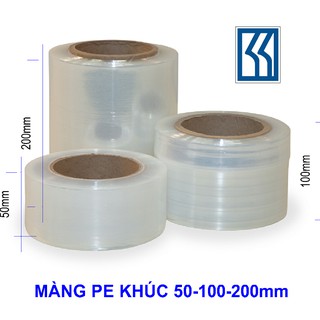 Combo 8 cuộn màng pe khổ nhỏ 100mm
