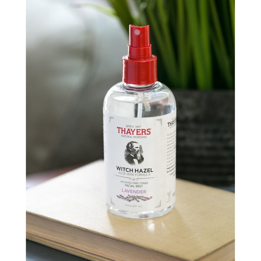 [Chính Hãng] Nước Hoa Hồng Không Cồn Dạng Xịt THAYERS LAVENDER 237ml - Oải Hương - Dành Cho Da Dầu Mụn