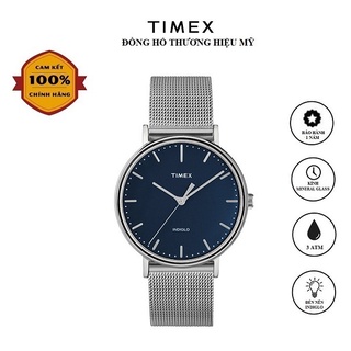 Đồng hồ Nữ Timex Fairfield 37mm - TW2T37000 Dây Kim Loại - Chính Hãng