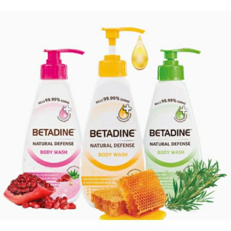 Sữa tắm kháng khuẩn Betadine 500ml