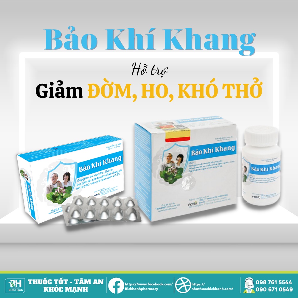 Bảo Khí Khang - Hỗ Trợ Giảm Ho, Khó Thở