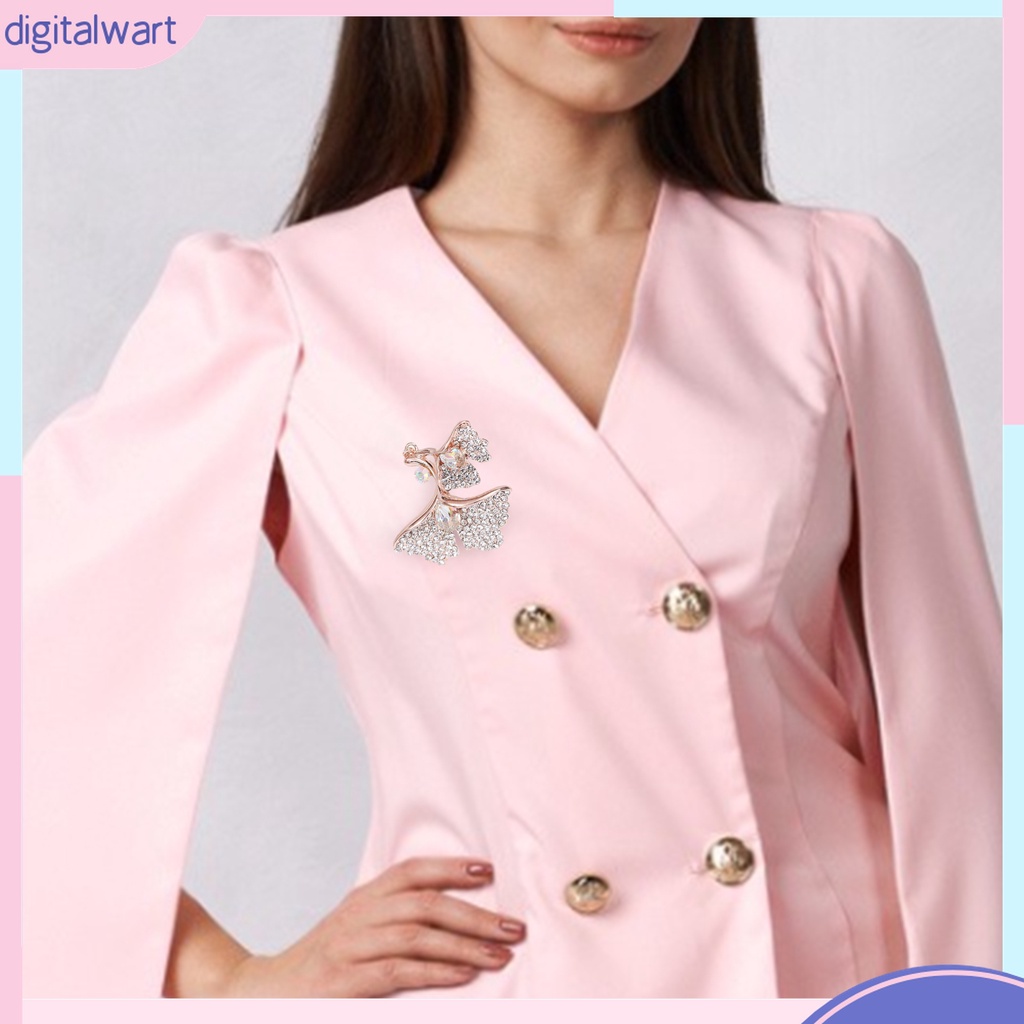 Ghim Cài Áo Hình Hoa Đính Đá Phong Cách Hàn Quốc Thanh Lịch