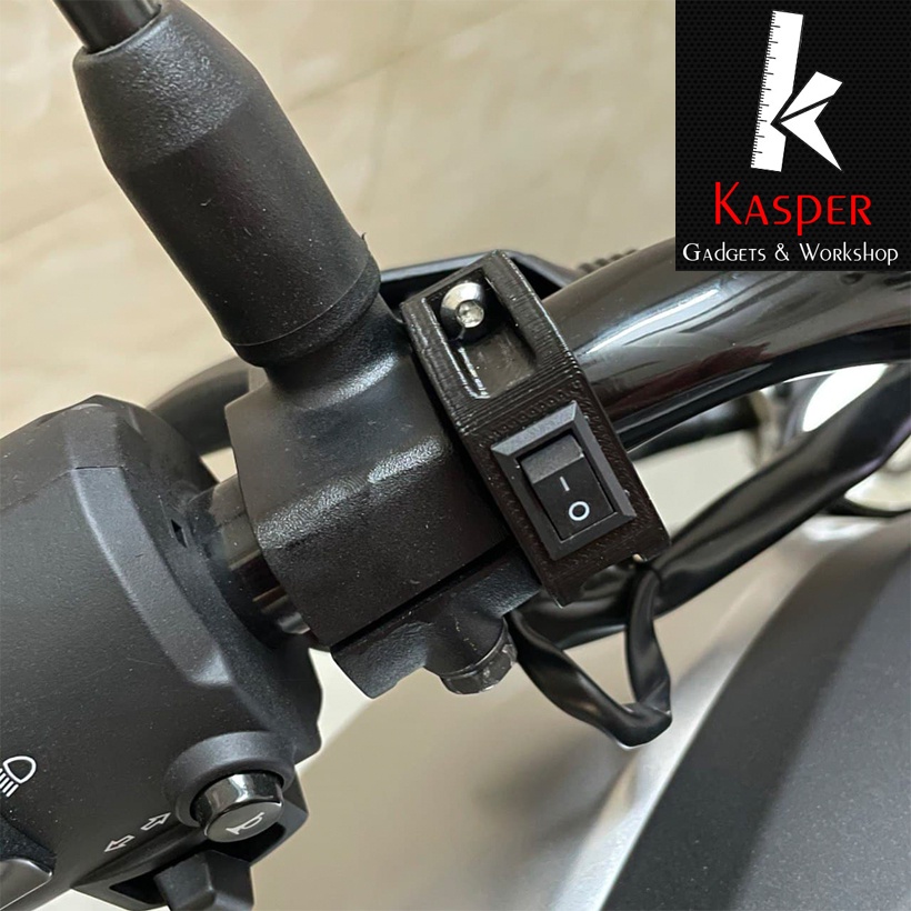 Công tắc mini on/off xe máy Yamaha tay lái 22mm