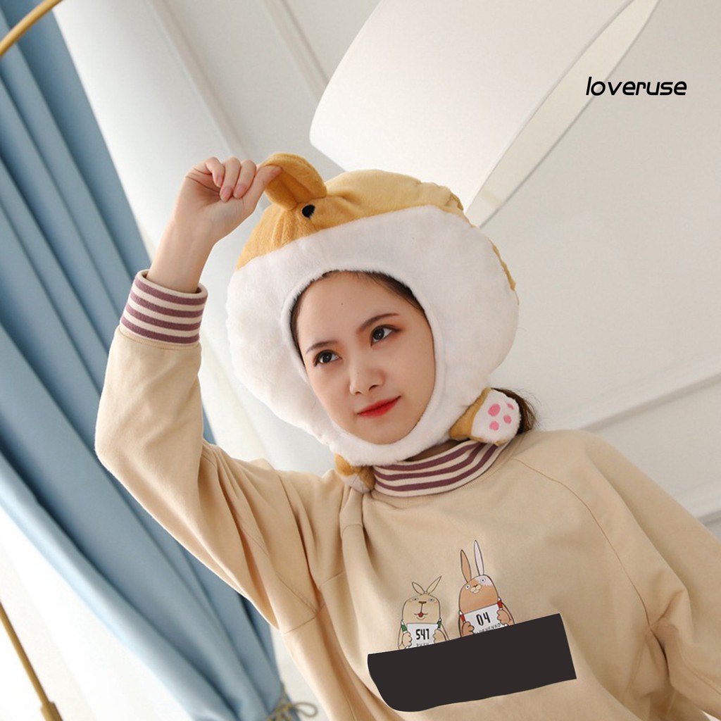Nón Tai Bèo Hình Mông Chú Chó Corgi Đáng Yêu Cho Nữ