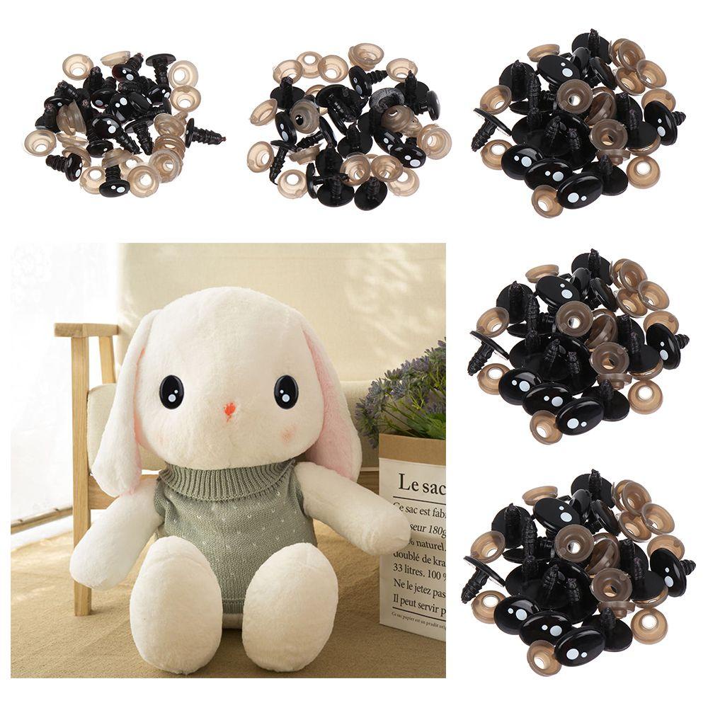 Set 20 / 40 Mắt Nhựa Oval An Toàn Cho Búp Bê