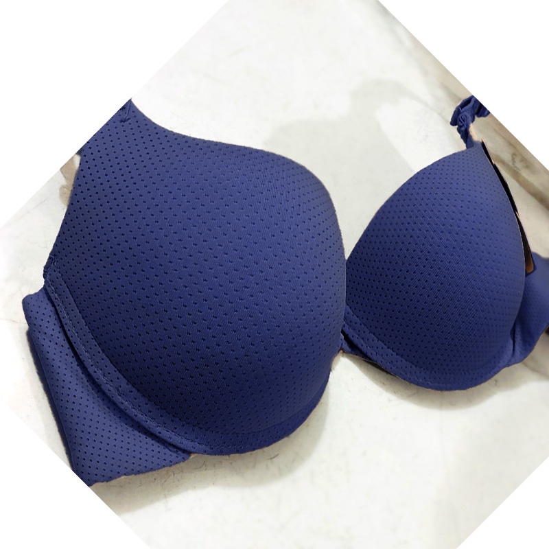 Áo lót nâng ngực có gọng vải su thông hơi cup chéo đệm vừa 2.5cm