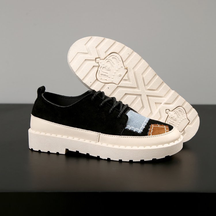 Giày thể thao IELGY vải bạt đế dày thời trang Hàn Quốc cổ điển