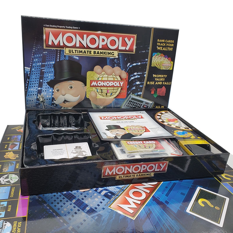 Board Game Monopoly Ultimate Banking Bộ Trò Chơi Monopoly Phiên Bản Tiếng Anh