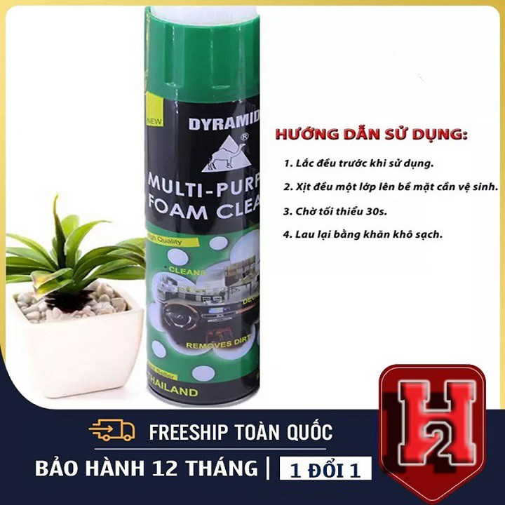 📛DUNG DỊCH VỆ SINH NỘI THẤT Ô TÔ - TẨY VẾT BẨN TRÊN GHẾ DA, SOFA, NHỰA NHÁM XE HƠI – NHÀ CỬA-  BỌT TẨY RỬA ĐA NĂNG 650M