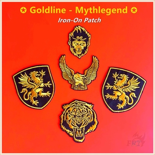 Miếng dán ủi quần áo hình Logo Goldline Series 05 - Mythlegon thời trang