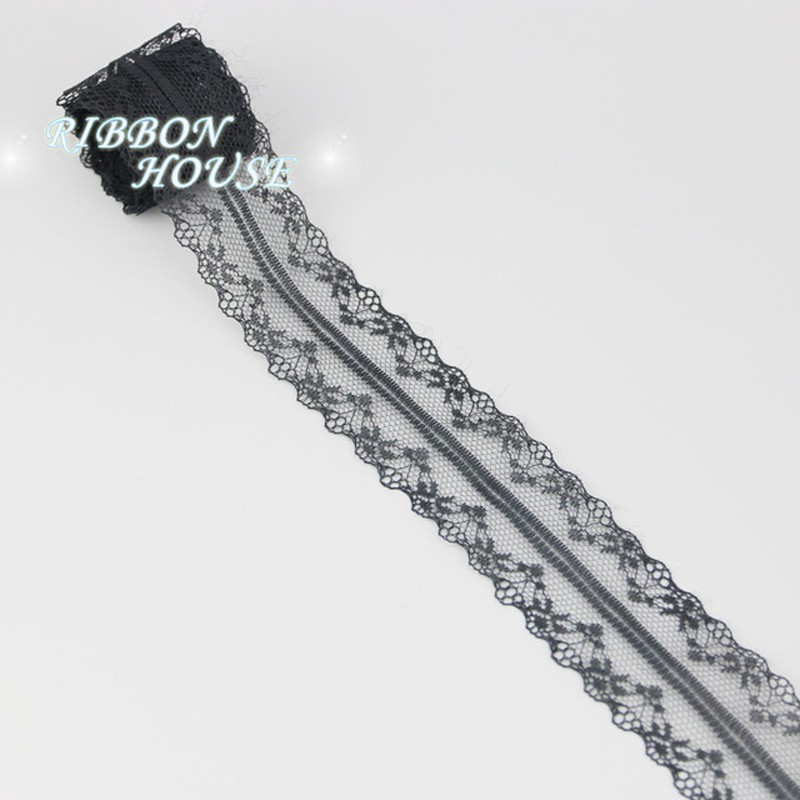 Cuộn vải ruy băng ren 40mm 10yard trang trí đa dụng chất lượng cao