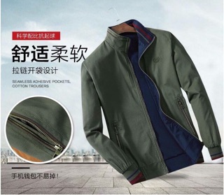 Áo bomber nam 2 mặt