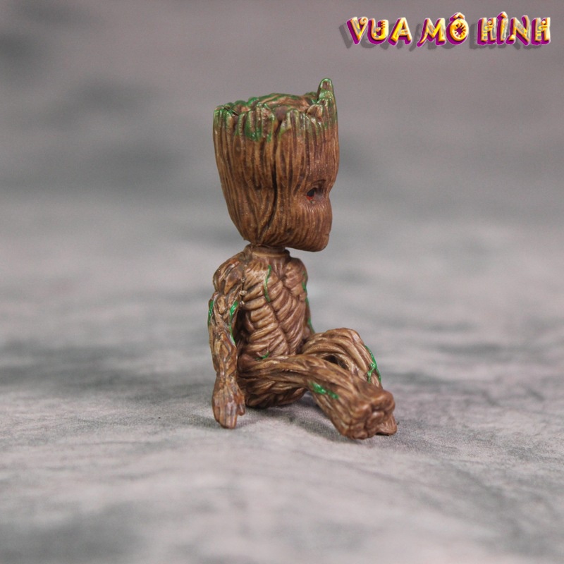 Mô hình Marvel- Mô hình I AM GROOT siêu dễ thương trang trí xe oto, phòng riêng, chiều cao 5cm