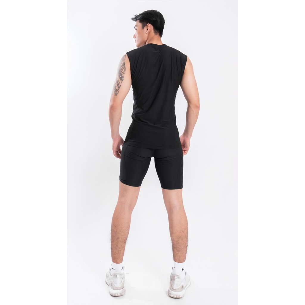 Áo sát nách thể thao nam TSLA DEVOPS form ôm chất thun co giãn thoáng khí thấm hút tốt tập gym Tanktop Workout DEH1027