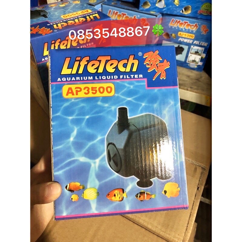 phẩm Máy Bch AP3500 60W - Máy Bơm Hồ Cá Cao Cấp - Giá Rẻ Vô Địchơm Nước Lifete