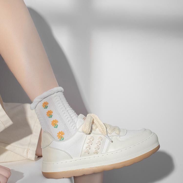 Giày Thể Thao Đế Dày Thoáng Khí Phong Cách Hàn Quốc Cho Nữ