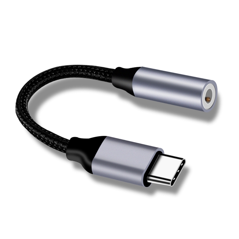 Dây cáp chuyển đổi USB loại C sang jack tai nghe 3.5mm cho HuaWei XiaoMi