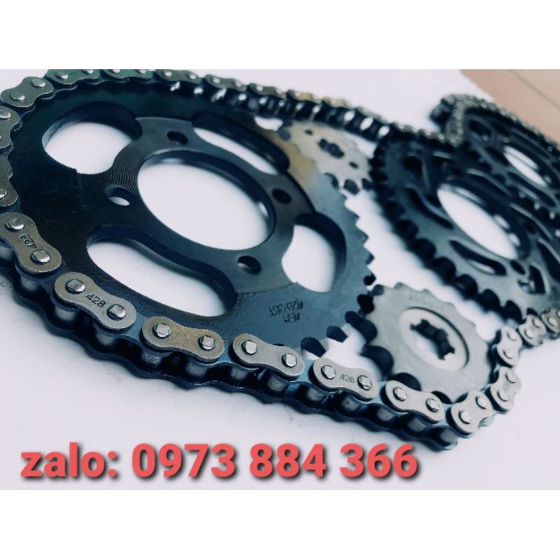 Xích 428 9ly 108L K.M.C ắc đúc chất lượng cao mới 100%