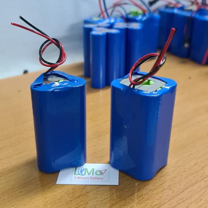 Khối pin 1S 3.7V. Pin MỚI, dung lượng cao  - Xả 20A dùng cho loa đài, đèn, quạt, sạc dự phòng 18650 pin máy khoan - LIMO