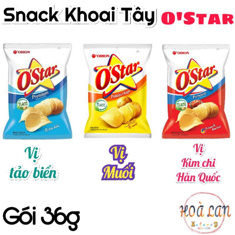 BÁNH SNACK O'STAR GÓI 36G_KK0223