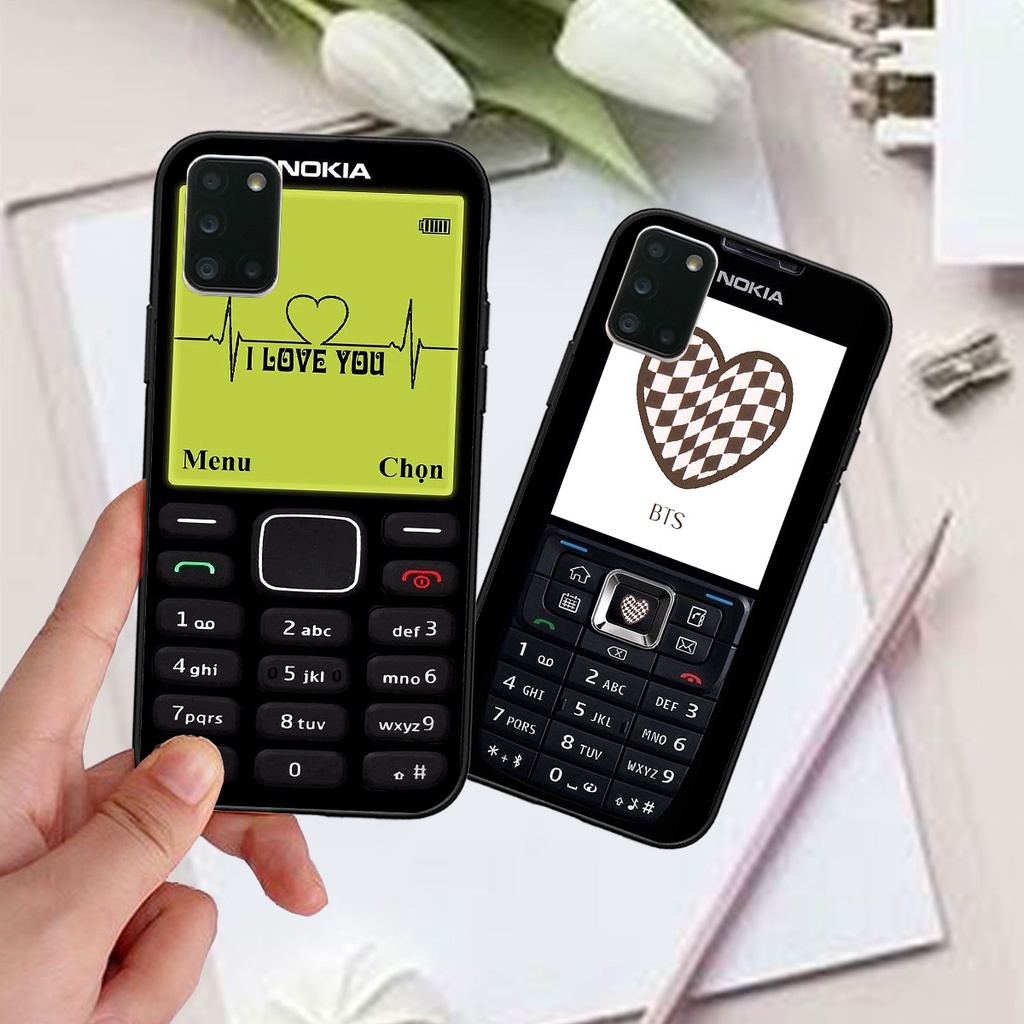 Ốp Samsung A31 / A51 / A71 bộ hình điện thoại nokia huyền thoại , BTS , Vpop cute