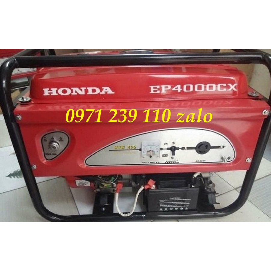 Máy phát điện chạy xăng gia đình 3kw Honda EP4000CX dùng được điều hòa,quạt và các thiết bị khác