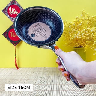Chảo tổ ong Blackcube FiveStar ĐÚC LIỀN sâu lòng có chống dính đủ size 16cm-28cm