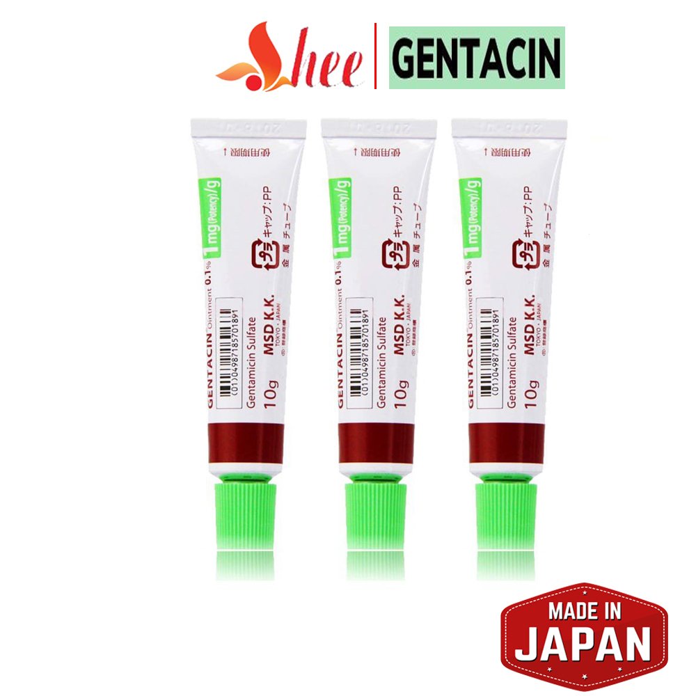 (Mẫu mới 2021) Kem sẹo Gentacin Nhật Bản 10gr Nhật Bản - Shee Shop