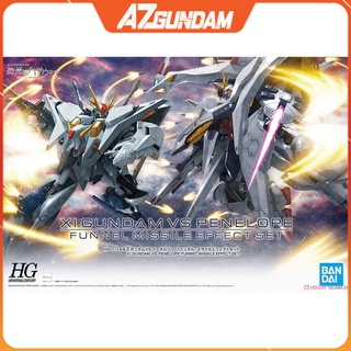 Mô Hình Lắp Ráp HG XI Gundam vs Penelope Funnel Missiel Effect Set Series HGUC Tỉ lệ 1/144 Chính hãng Bandai