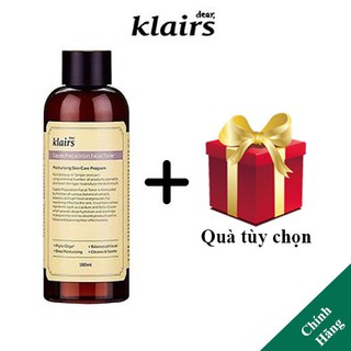 Nước Hoa Hồng Dành Cho Da Nhạy Cảm Klairs Supple Preparation Facial Toner 180ml