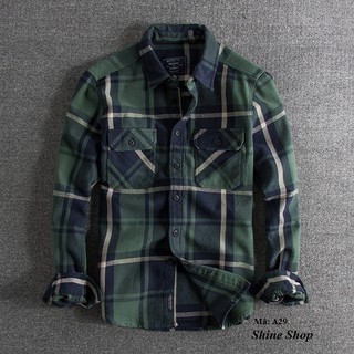 Áo sơ mi Flannel kẻ caro siêu chất