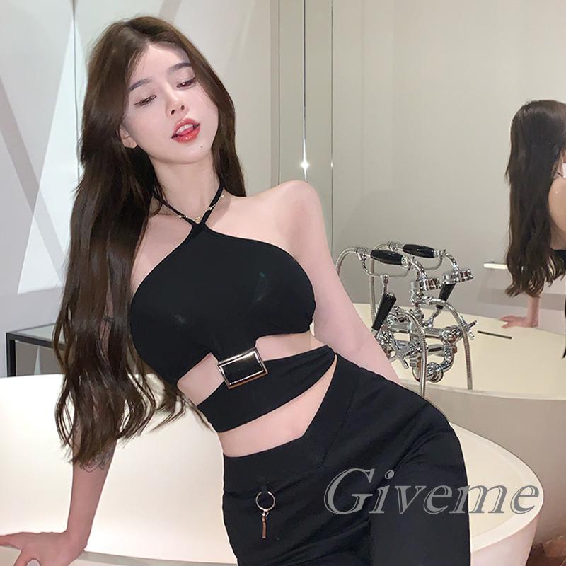 Áo Crop Top Nữ Hai Dây Thời Trang Mùa Hè
