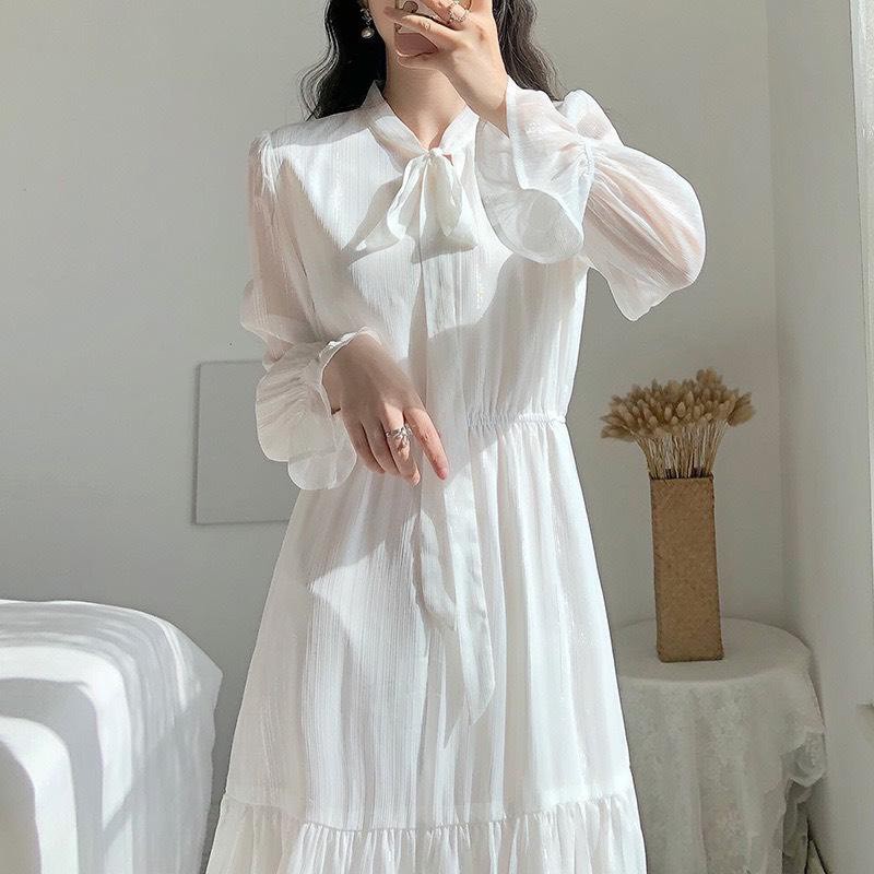 [Mã FAMARAL1 giảm 10K đơn 50K] [CÓ FEEDBACK] - Váy ulzzang tiểu thư công chúa phối nơ - V16 - jannahouse | BigBuy360 - bigbuy360.vn