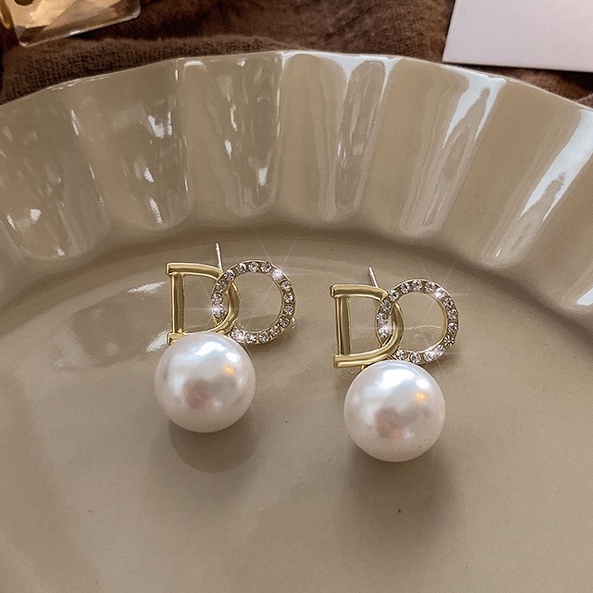 Hoa tai mạ bạc 925 phối viên ngọc trai thời trang