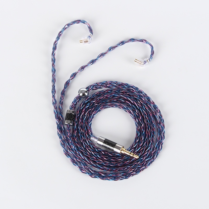 Dây Cáp Tai Nghe 8 Lõi Đồng Mạ Bạc