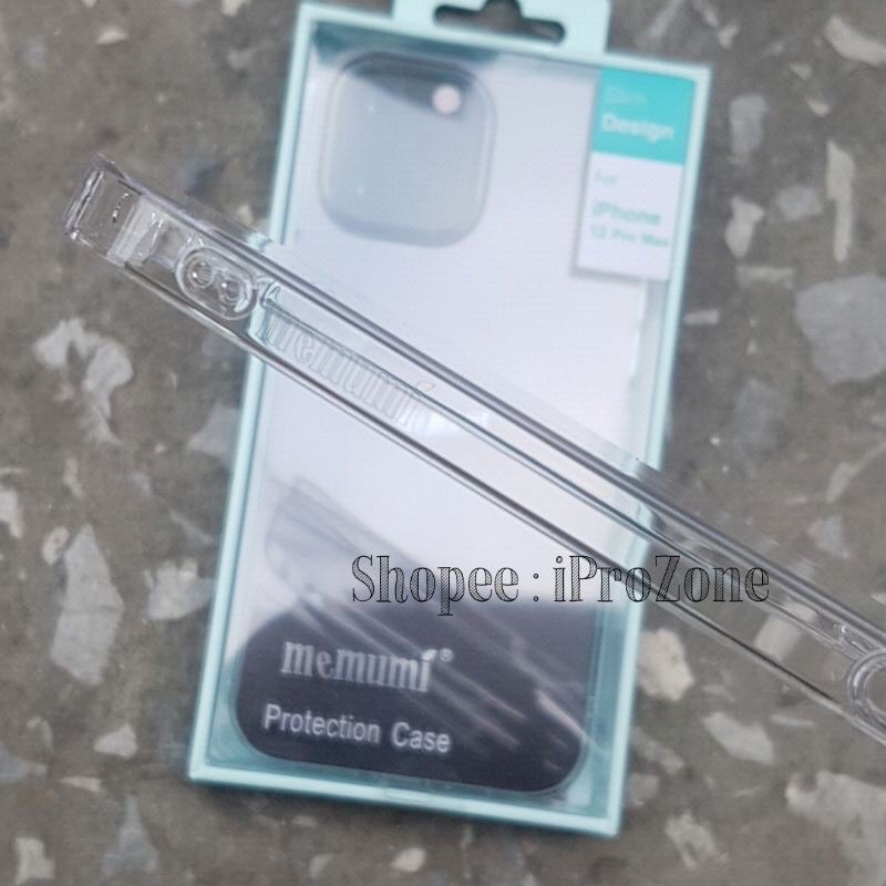 Ốp lưng trong siêu mỏng cho iP 14 Promax , 13 Promax ,12 ProMax,chống ố vàng , siêu nhẹ chính hãng Memumi