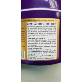 Kem ủ tóc phục hồi 1 phút Lacei 300ml