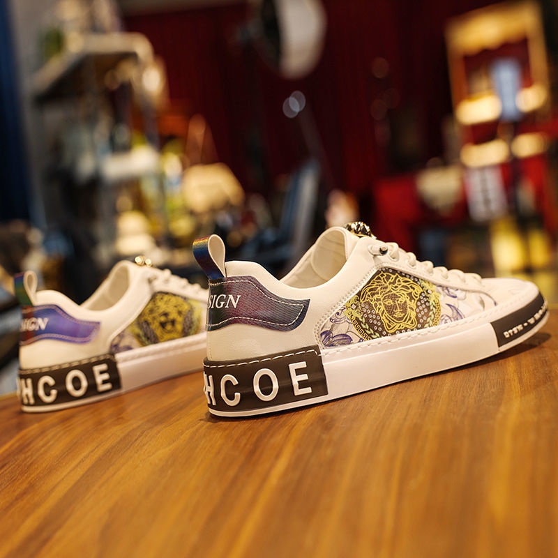 Giày Thể Thao Bằng Da Thật Thoáng Khí Phong Cách Đường Phố Châu Âu Cho Nam