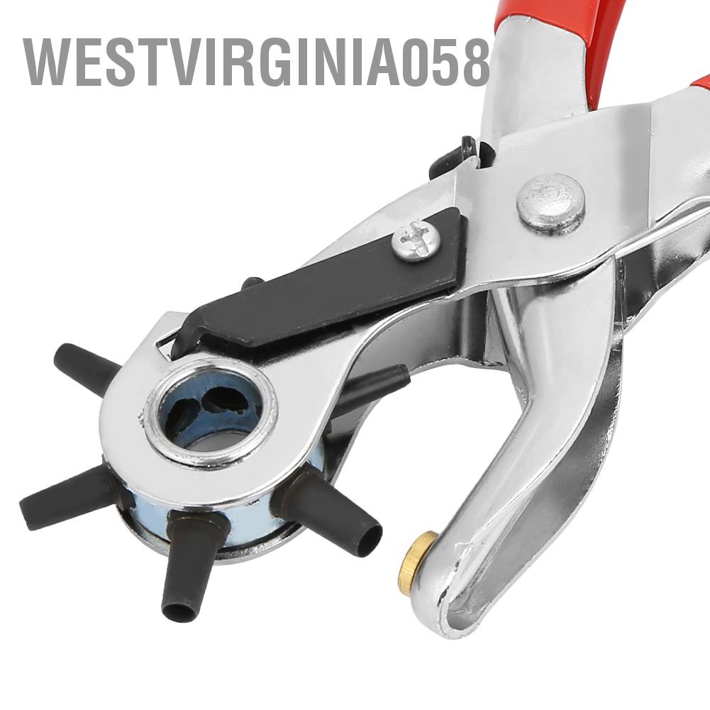 Hàng Hot Kìm bấm lỗ đa lỗ thép carbon 2-4,5mm cho nhựa giấy da Hàng giao ngayWestvirginia058
