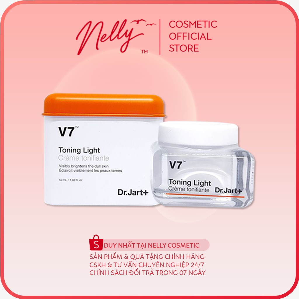 ( ❤️ HOT SALES ❤️) Kem Dưỡng Trắng Da V7 Toning Light Dr.Jart+ 50mL Chuẩn