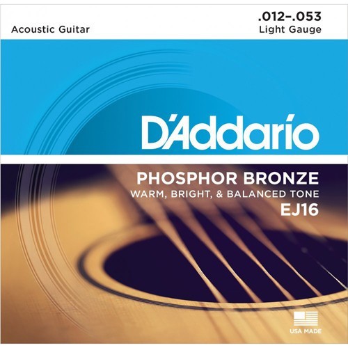 Dây đàn guitar acoustic D'addario ( Cỡ 10, 12 )