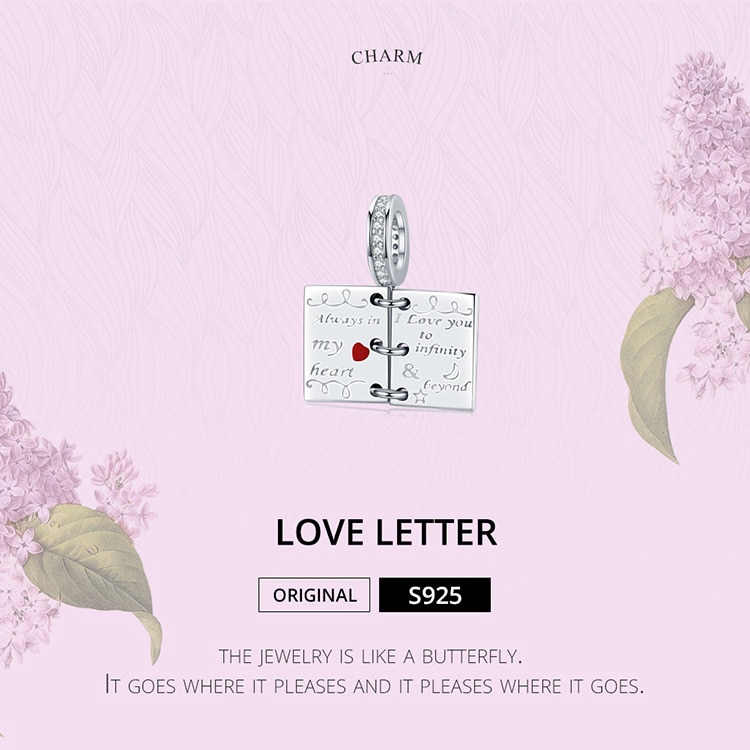 Hạt Charm Bamoer SCC1262 Bằng Bạc 925 Thật Hình Cuốn Sách Đang Mở Độc Đáo Dùng Để Tự Làm Trang Sức Vòng Tay Thời Trang