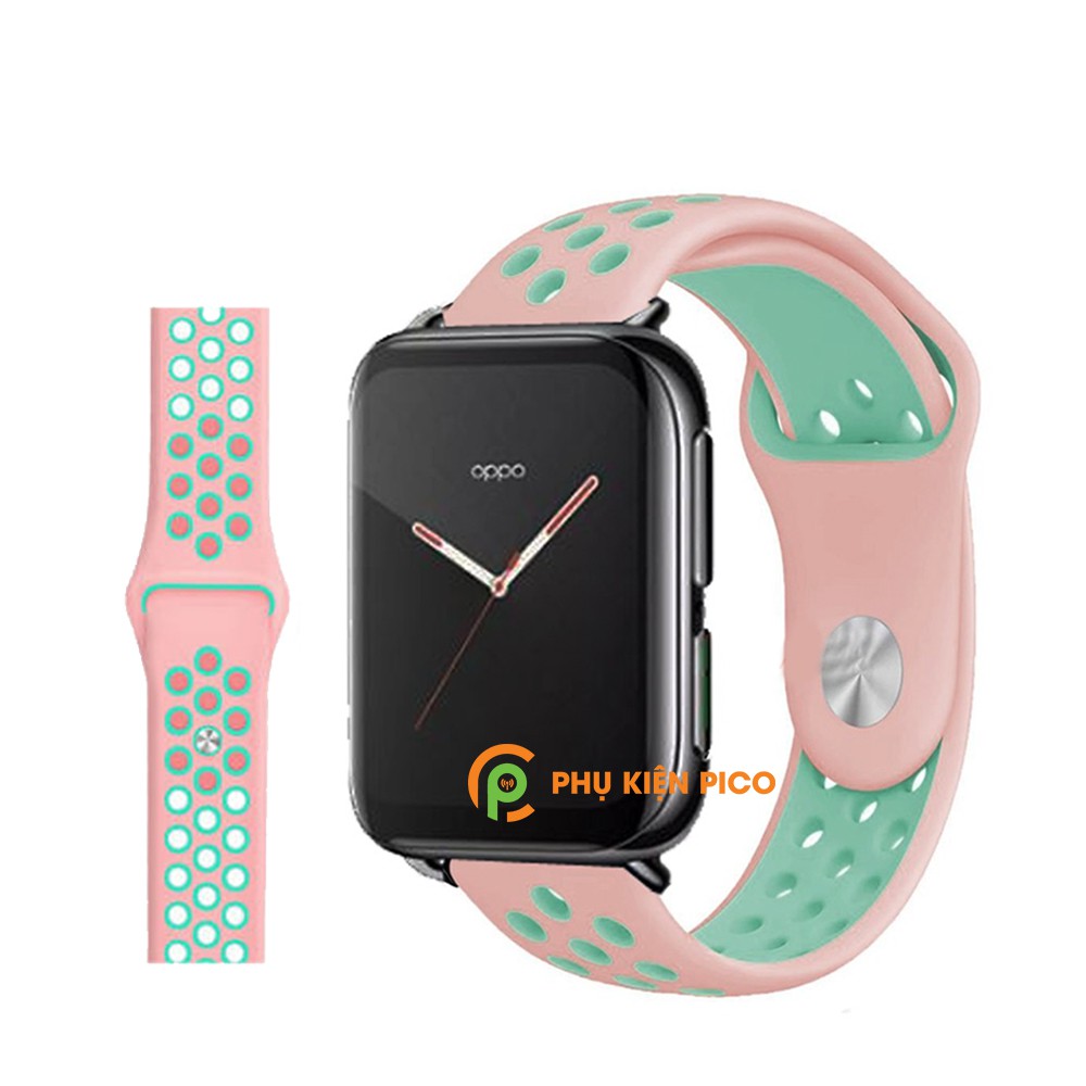 Dây Oppo Watch 41mm 46mm dây Nike Sport Oppo Watch silicone mềm nhiều màu có lỗ thoáng khí