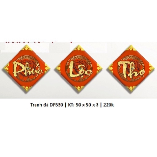 Tranh đính đá PHÚC LỘC THỌ DF530 (150 x 50 cm)