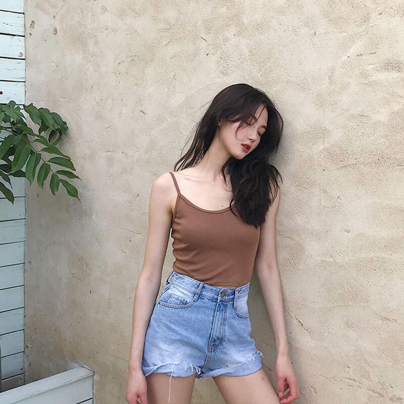 Áo Tank Top chất cotton thiết kế lưng quyến rũ