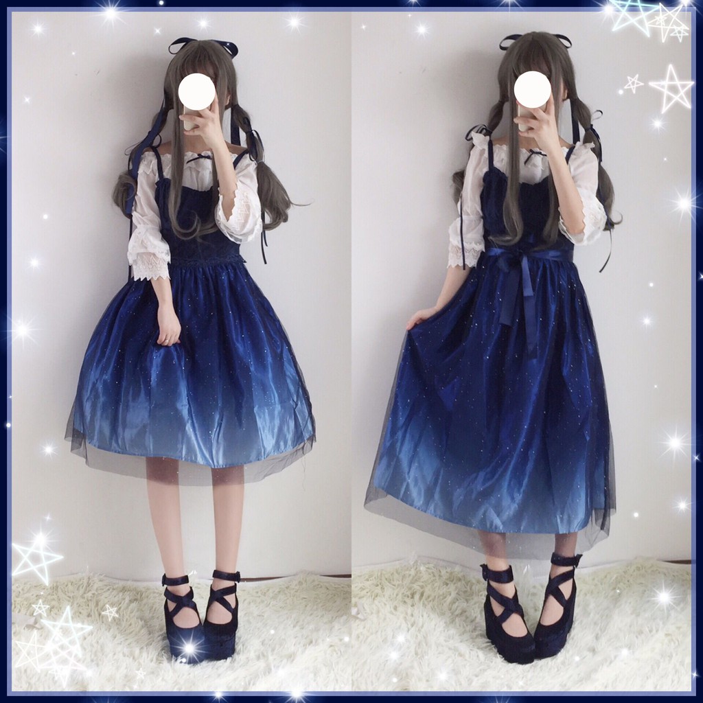 YAS0264-Váy lolita cổ tích ánh sao